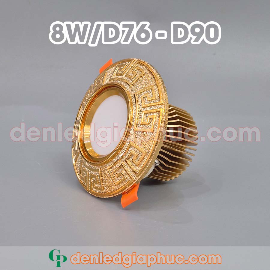 Đèn âm trần tân cổ điển Vintage Z2 8w D76/D90