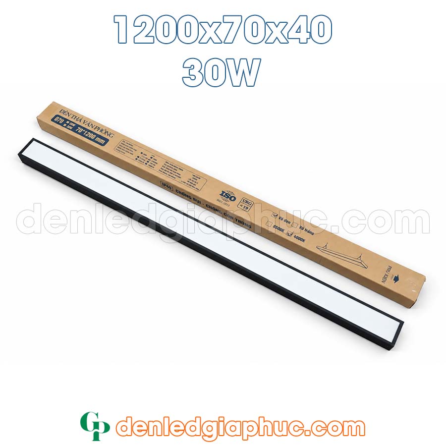 Đèn hộp văn phòng 1200x70 30W VO Lighting