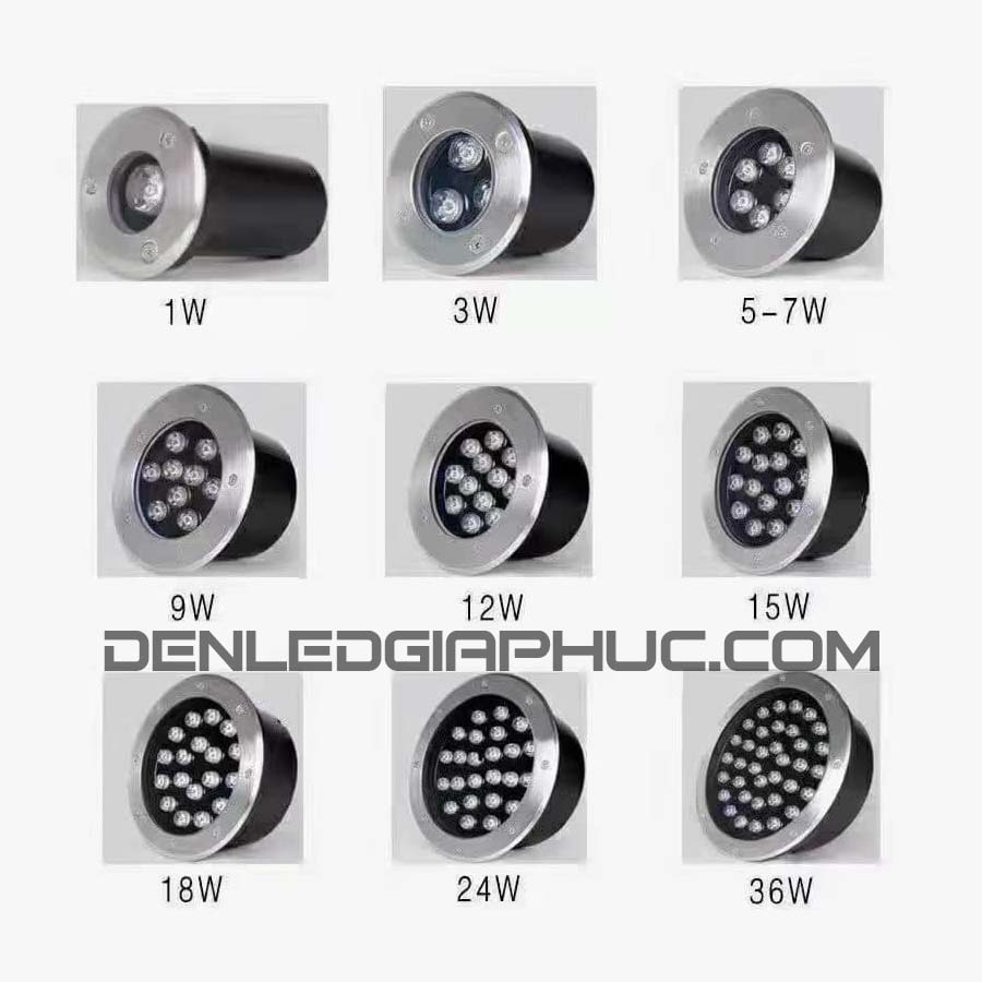 BẢNG GIÁ ĐÈN LED ÂM ĐẤT ÂM SÀN ÂM TƯỜNG 
