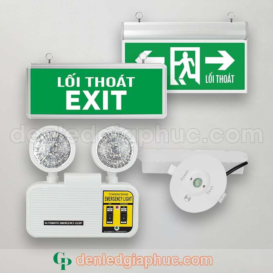BẢNG GIÁ ĐÈN EXIT DẪN LỐI, ĐÈN CHIẾU SÁNG KHẨN CẤP SỰ CỐ