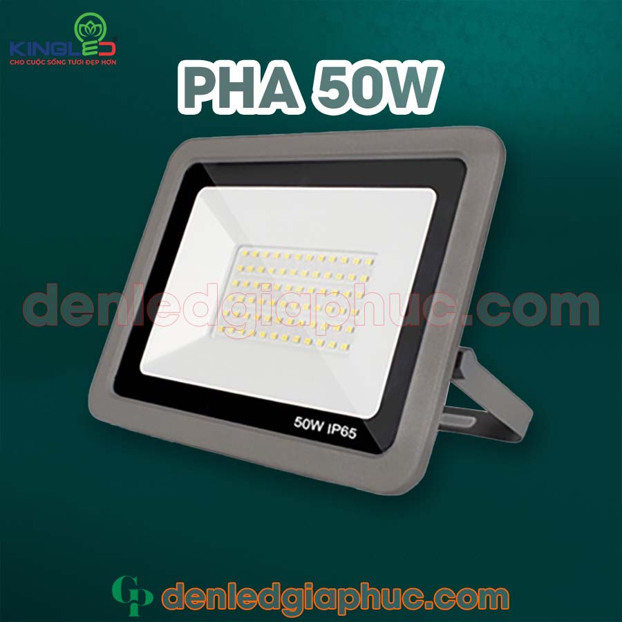 Đèn led pha 50w IP65 Kingled hắt biển quảng cáo