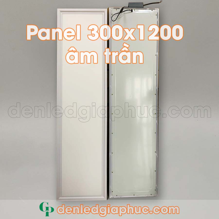 Đèn panel âm trần 300x1200 48w tai cài - Lắp trần thạch cao khoét lỗ