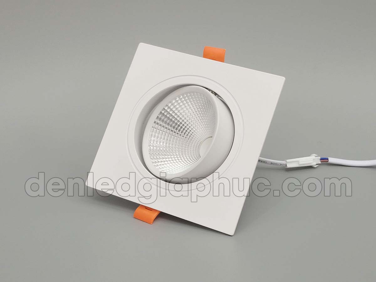 Hình ảnh đèn âm trần spotlight vuông 12w