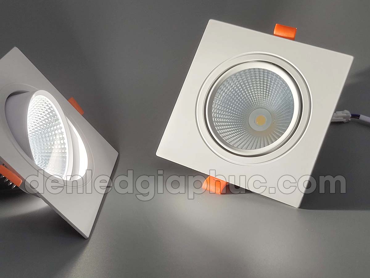 Hình ảnh đèn downlight spotlight vuông 12w